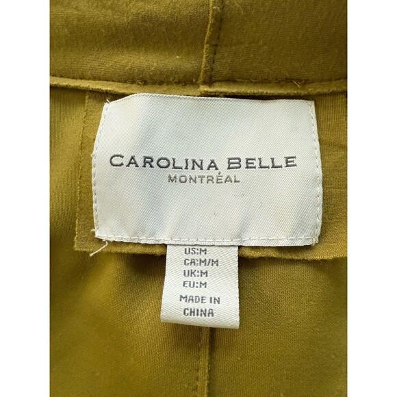 Carolina Belle Long Cardigan Med Chartreuse EUC! - Picture 4 of 4